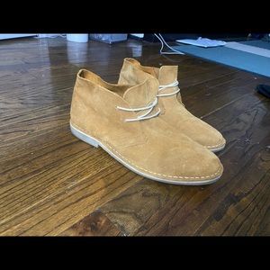 Brown shoes with laces